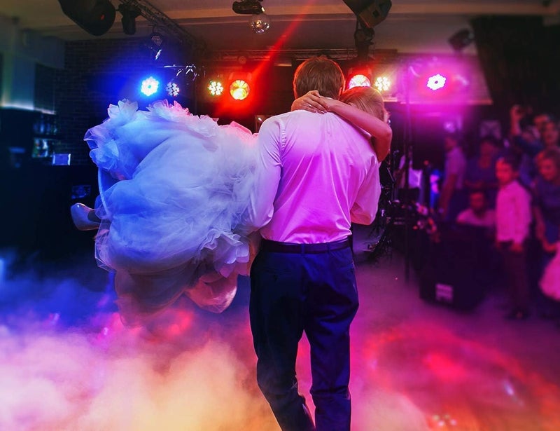 Litake 36 LED Stage Lights,DJ Par Lights Sound Activated,DMX & Remote Controlled LED Uplights for Events Wedding Dance Floor Party DJ Live Show-4 Packs - Image 2